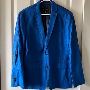 NWOT Blue linen slim fit sport coat